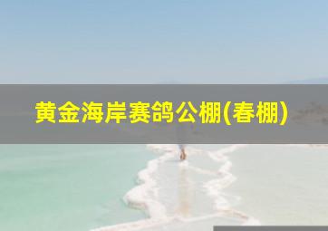 黄金海岸赛鸽公棚(春棚)