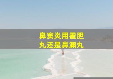 鼻窦炎用霍胆丸还是鼻渊丸